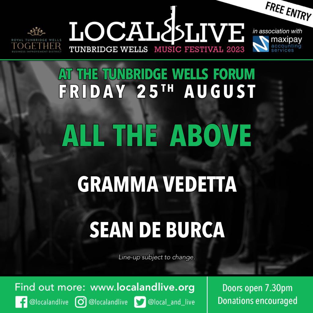 Local & Live (@local_and_live) on Twitter photo Our lovely friends at The Forum have some great L&L music over the bank holiday weekend. Check out the Friday night line up. #maxipayaccountingservices <a href="/twforum/">tunbridgewellsforum</a> <a href="/tw_events/">Tunbridge Wells Events 👑</a> <a href="/TWellsCouncil/">TWBC</a> <a href="/TWellsTourism/">Visit Tunbridge Wells Tourist Info</a> <a href="/rtwtogether/">Royal Tunbridge Wells Together</a> Our lovely friends at The Forum have some great L&L music over the bank holiday weekend. Check out the Friday night line up. #maxipayaccountingservices <a href="/twforum/">tunbridgewellsforum</a> <a href="/tw_events/">Tunbridge Wells Events 👑</a> <a href="/TWellsCouncil/">TWBC</a> <a href="/TWellsTourism/">Visit Tunbridge Wells Tourist Info</a> <a href="/rtwtogether/">Royal Tunbridge Wells Together</a>