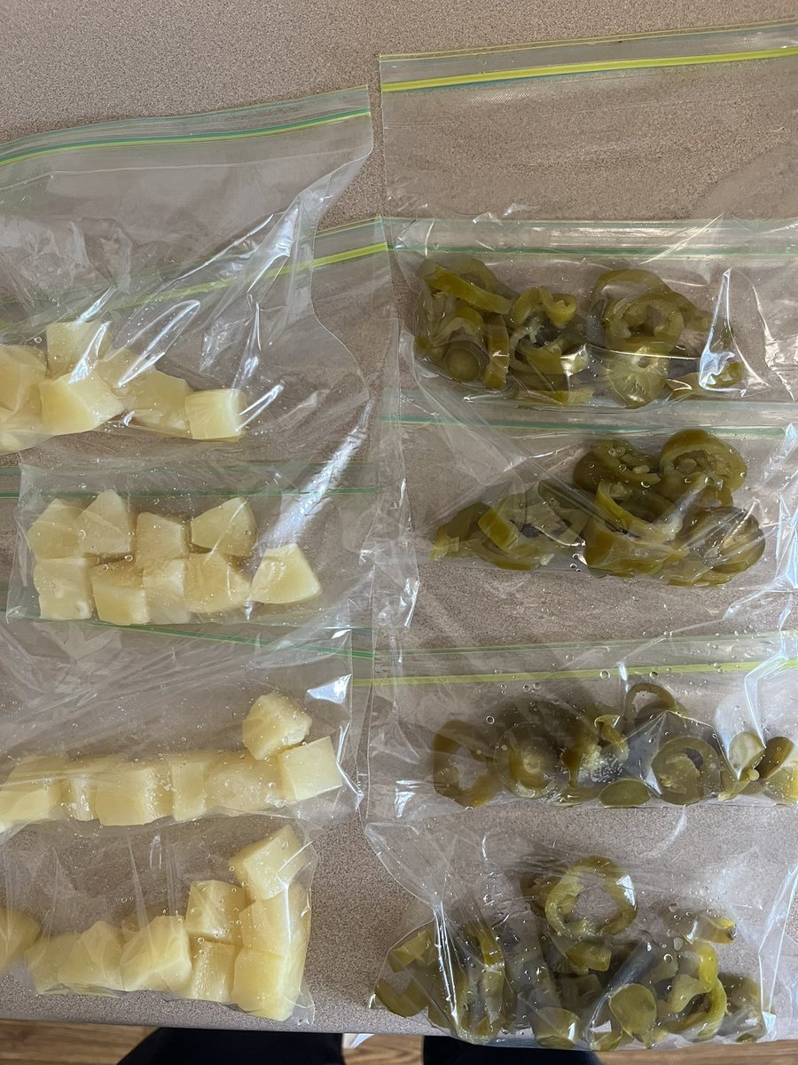 CableDre's tweet photo. Let’s goooo! Meals ready for the week! This weeks fresh components are pineapples & jalapeños! #ChefDre👨🏽🍳 https://t.co/HNpXbOOb5j