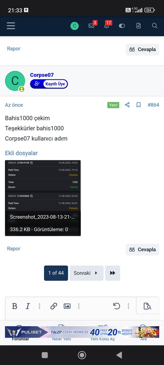 Solvation17's tweet photo. Bahis1000 çekim çok hızlı
Teşekkürler bahis1000
Corpse07 kullanıcı adım
Klasforumda paylaştım
@Bahis1000 https://t.co/dUaS92vUwf