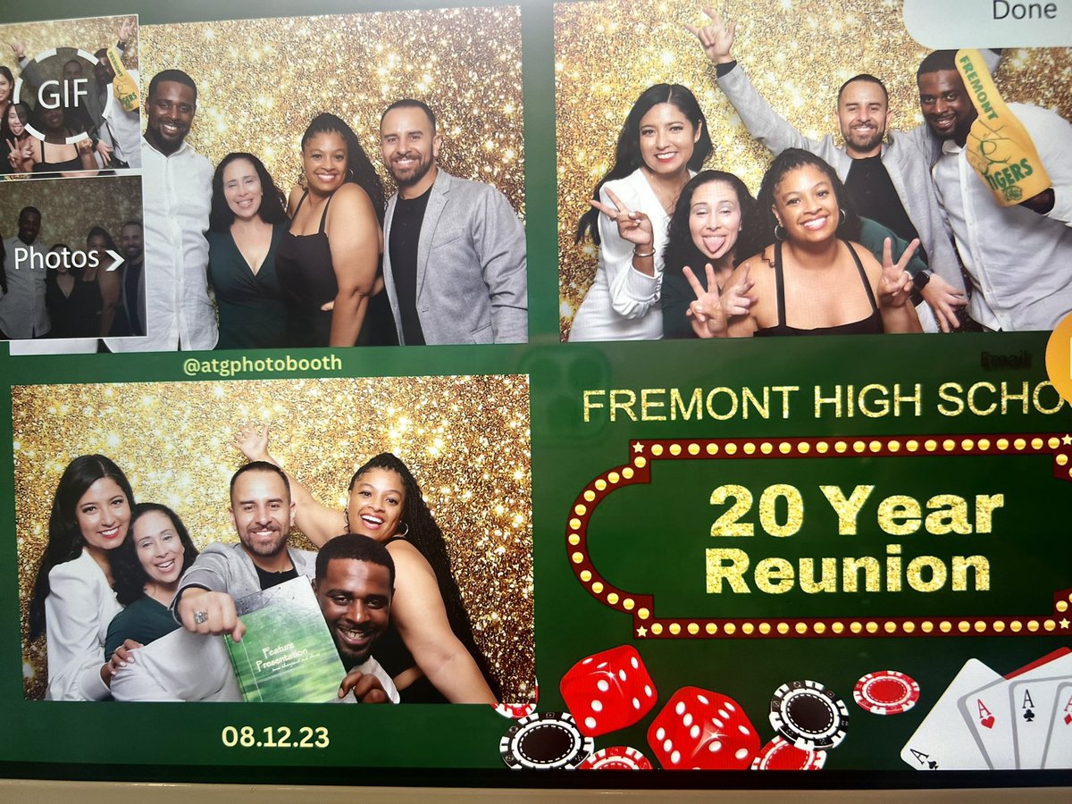 Thank you to the Class of 2003 Reunion Committee! Check them out in their photo. Over 60 attended last night. #FHS2003Reunion #20Years #iamfremont