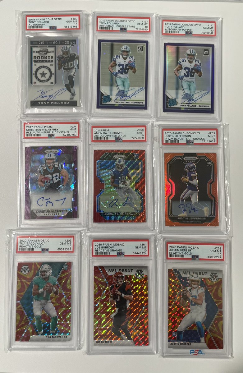 NFLCardFormula's tweet image. 🚨 SUNDAY SALE 🚨

SHOOT ME OFFERS🫡
LETS MAKE SOME DEALS💰

RTS APPRECIATED 

@sports_sell @TheHobby247 @HobbyRetweet_ @CardboardEchoes @ILOVECOLLECTIN1
@collectorconn19 @hobbyretweeters @Hobby_Connect @CardsMotor @Nolacardtweets @CJ_Cards2