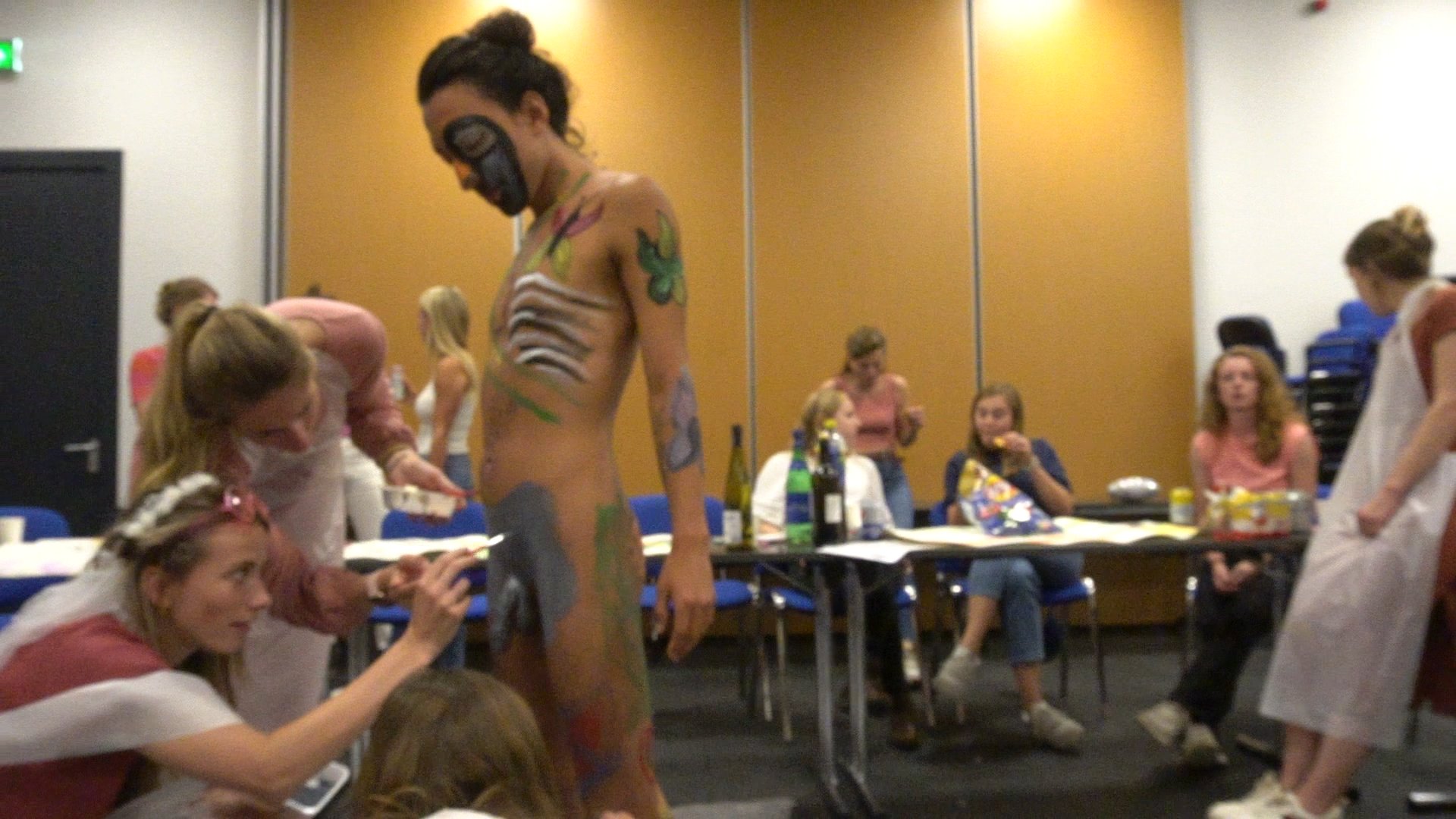 cfnm body painting 