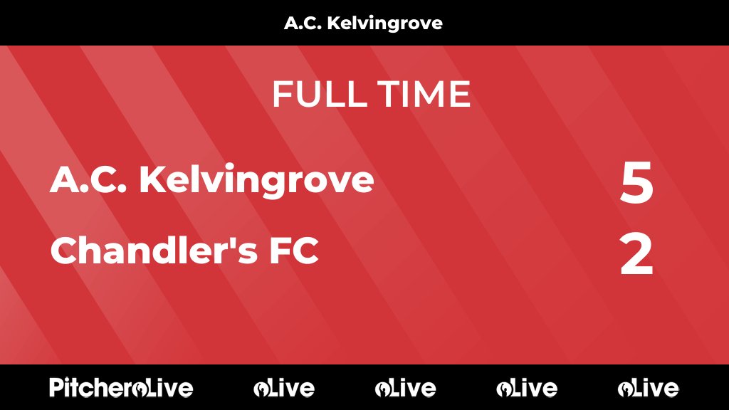 FULL TIME: A.C. Kelvingrove 5 - 2 Chandler's FC
#ACKCHA #Pitchero
pitchero.com/clubs/ackelvin…