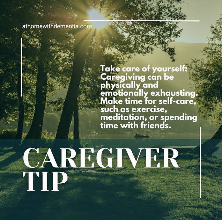 Caregivers-You know the old adage: “Put your own oxygen mask on before helping others with theirs.” It’s especially true when caring for a loved one w/#dementia. Take care of yourself too. #Alzheimers #caregiving #caregivers #selfcare #carers #agingathome #seniors