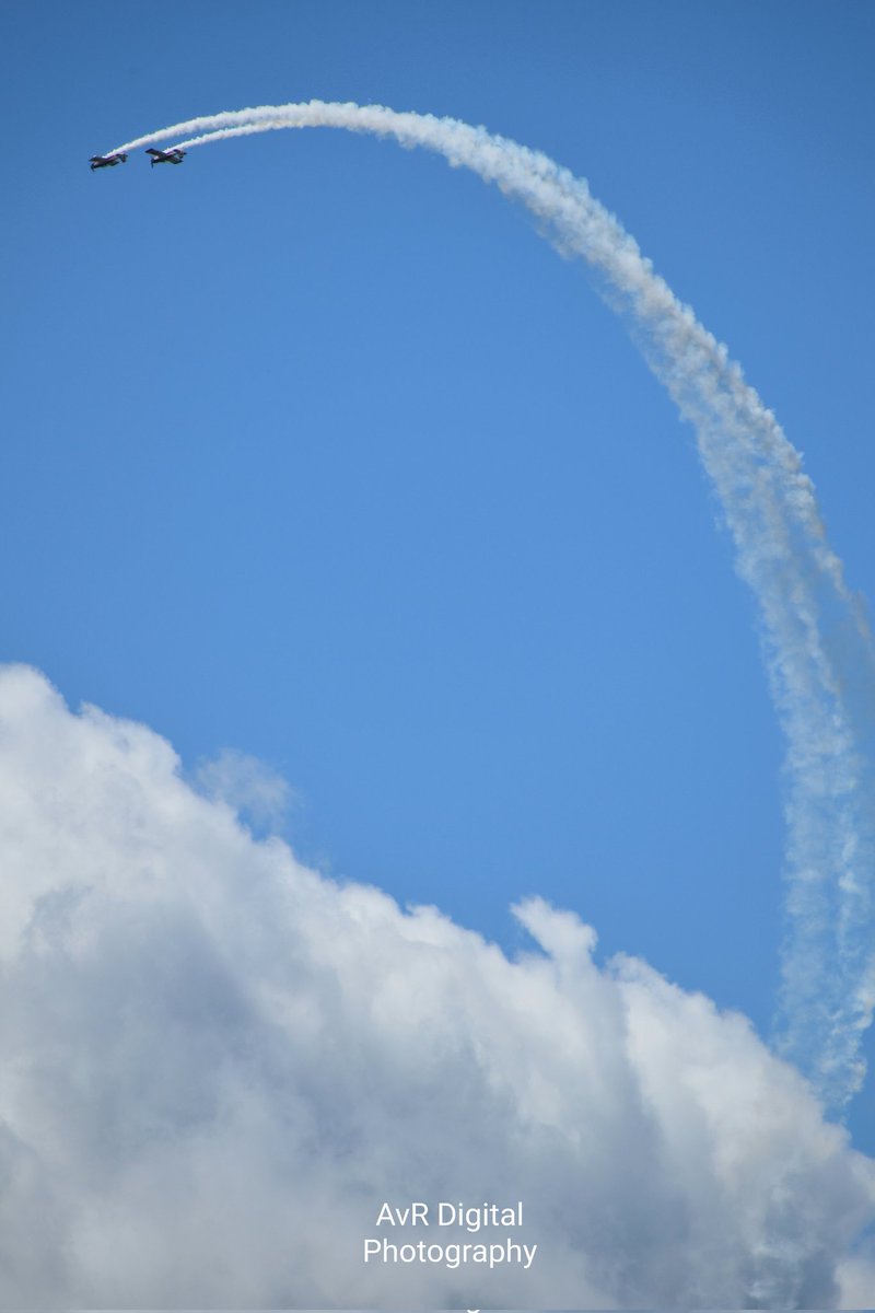 'Redline Airshows' The Redline Airshows team puts on the smoke at the Rochester Airshow! 8/13/23 Rochester, NY @ThePhotoHour @iaff1636 @ROCAirport