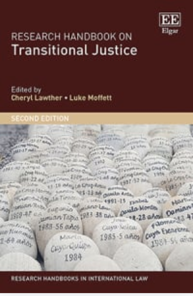 LawtherC's tweet photo. Very pleased to announce that the Research Handbook on Transitional Justice 2nd ed is out! 265,000 words, 29 chps, 38 authors + a foreword by Pablo de Greiff, @reparationsni and I are very proud of our contributors and the depth + quality of the chapters

https://t.co/zwS1X4Jy3A https://t.co/IkFjpnpf15