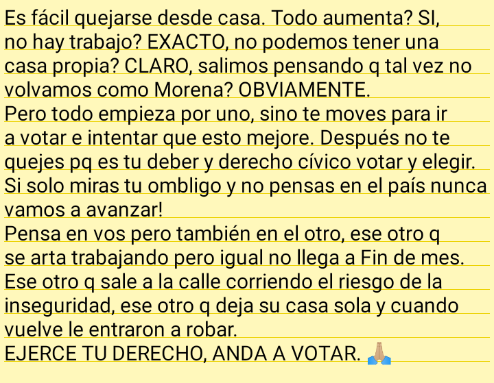 Solb_022's tweet photo. #AndaAVotar #ejercetuderecho #ArgentinaVota https://t.co/FNzIywWwHF