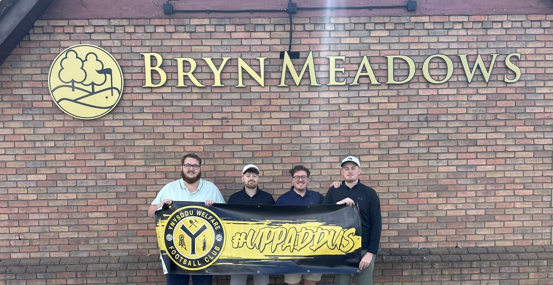 Superb afternoon <a href="/BrynMeadows/">Bryn Meadows</a> for the Ynysddu Welfare Golf day ⛳️🏌️‍♂️ 

Thank you to all the boys that attended and it was great to see some old faces 🙌🏼

A massive thank you to <a href="/bateman_lewis/">Lewis Dower</a> for organising 👏🏼

💛🖤

#UPPADDUS