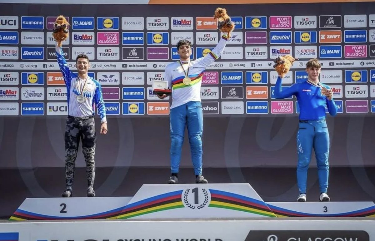 enardinfo's tweet photo. #CiclismoBMX 🚴 ¡ORO Y PLATA EN JUNIOR! > Thomas Maturano y Federico Capello se quedaron con el 1º🥇 y 2º🥈 del Campeonato Mundial en Glasgow - Escocia 🏴󠁧󠁢󠁳󠁣󠁴󠁿, sobre los 58 deportistas. Además en la categoría Elite Nicolás logró el octavo puesto.

Más info: https://t.co/MHCFNqGwXM https://t.co/IKHcuYuXNN