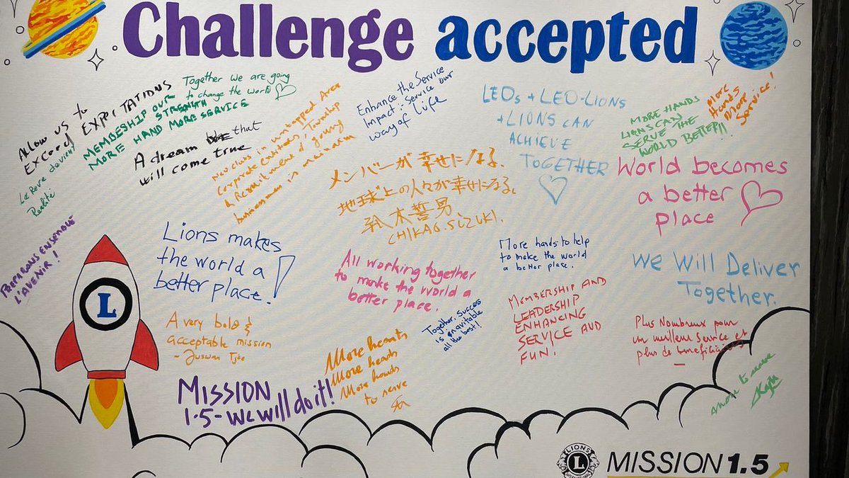 lionsclubs's tweet photo. Lions International leaders are meeting today to strategize our new global initiative to increase our service impact by adding MORE clubs and MORE volunteers to our clubs! MISSION 1.5! Do you accept the challenge to grow? Learn more: https://t.co/C8HggYH1Gz #MissionToGrow https://t.co/PaXJtQBjUK