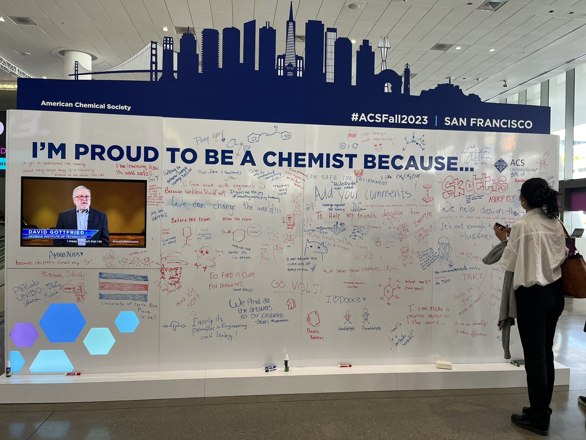 At the #ACSFall2023 I already gave my talk early this morning, now enjoying the meeting, though leaving already tomorrow