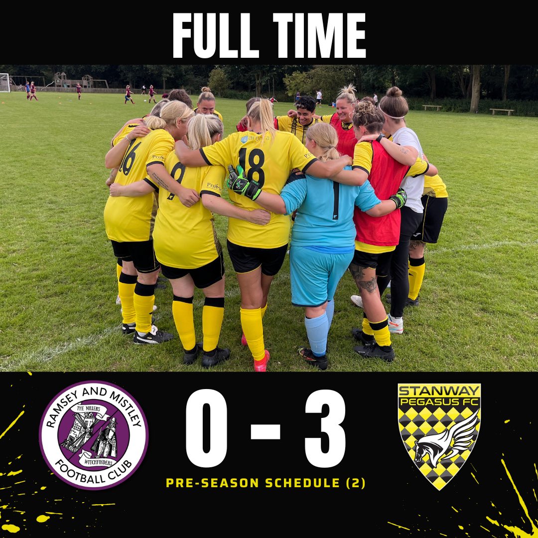 AFCPegasusWomen's tweet photo. 𝗥𝗲𝘀𝗲𝗿𝘃𝗲𝘀 | Full Time⏱️

Another good run our for the ladies today which saw us take a 3-0 win. Preseason for us is all about minutes in the tank and building from game to game.

Goal Scorers:
⚽️Jade Clemmens
⚽️Clare Gibson
⚽️Brooke Purser

#upthepeg #pegasuspathway 🟡⚫️ https://t.co/AkV70pfDJW