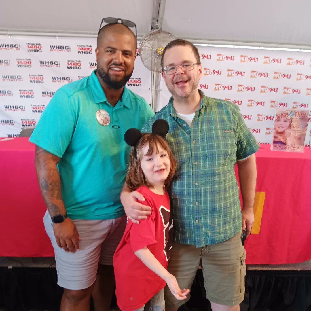 Candice43425628's tweet photo. Thank you Wishes Can Happen for having us this year for the Wish-a-Thon Friday with @Mix941Radio and @1480whbc to talk about our Power Morphicon wish trip. 
Here's some fun photos and a clip of @Kyler20161 singing the Dino Fury theme during our interview for those who missed it! https://t.co/TidpKIwH4K