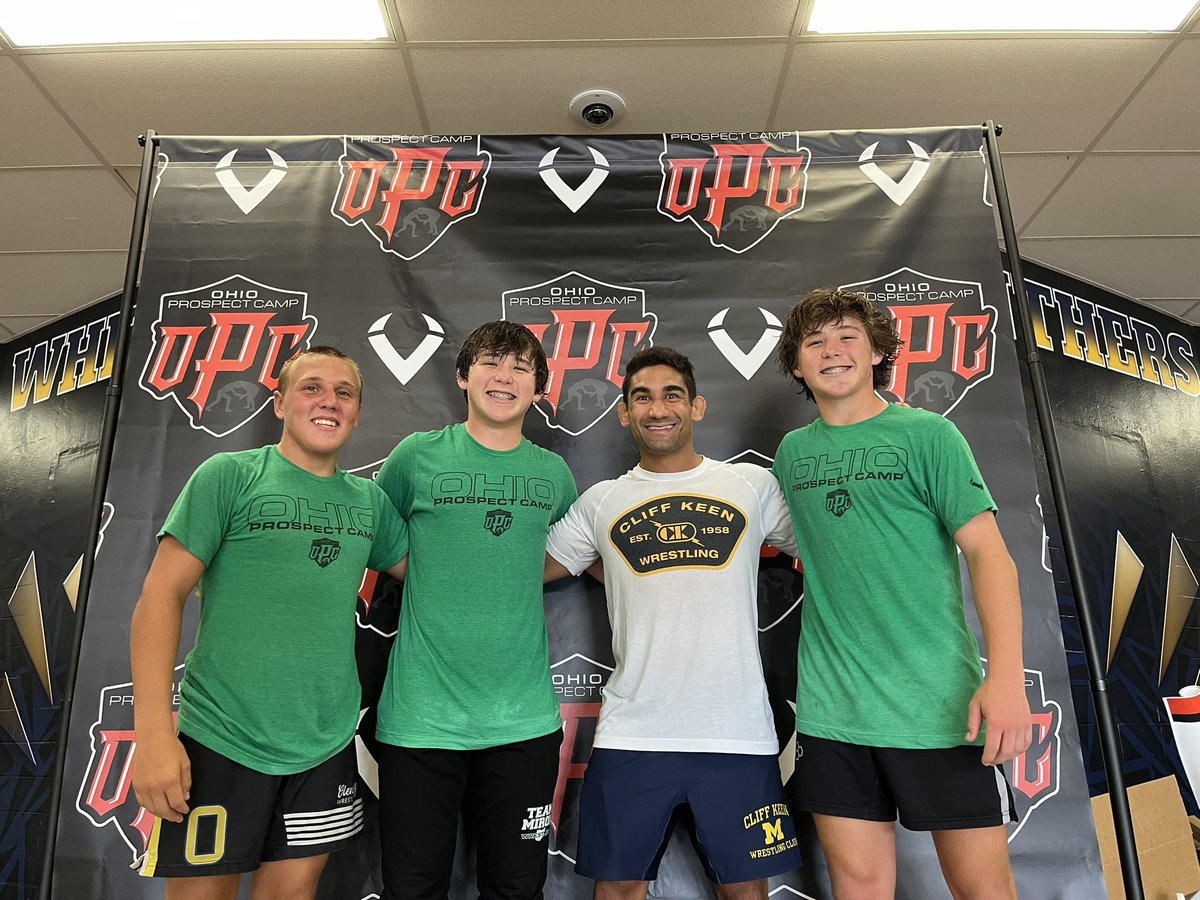 Thank you to <a href="/ohio_camp/">Ohio Prospect Camp (OPC)</a> for another great opportunity to get some exposure to college coaches.  Thanks to @AlecPantaleo for 2 great sessions.
<a href="/InsideThe360/">InsideTheCircle</a> <a href="/OhioMatMedia/">OhioMatMedia</a> <a href="/olentangywrest1/">Olentangy HS boys wrestling</a> <a href="/NickPiontkowski/">Nick</a>