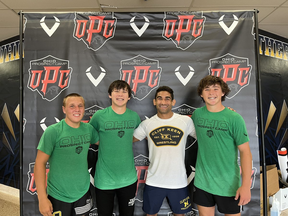 Great day with <a href="/ohio_camp/">Ohio Prospect Camp (OPC)</a> wrestling great talent. Thank you to @AlecPantaleo for the awesome camp! <a href="/olentangywrest1/">Olentangy HS boys wrestling</a> <a href="/PiontkowskiJake/">Jake Piontkowski</a>