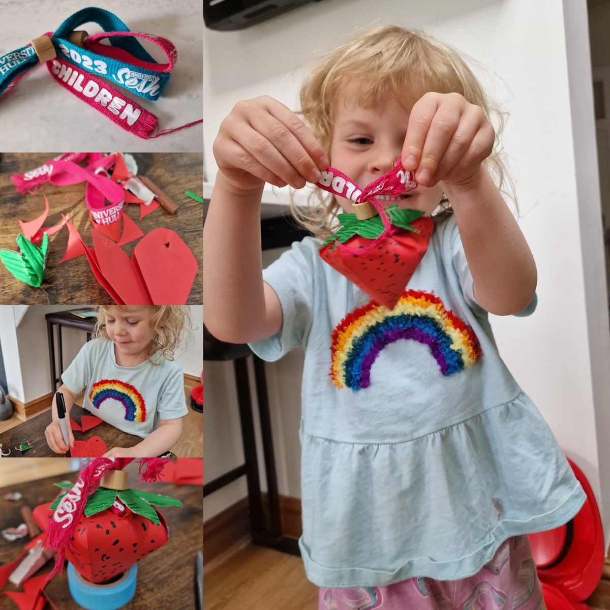 BrianHoustonEng's tweet photo. We had an amazing time @HumberStSesh yesterday and today it kept giving with some fun crafts with our awesome festival bands #toogoodtobin #sustainable #cleanfun 🥰 https://t.co/0w7Z9rZOK5