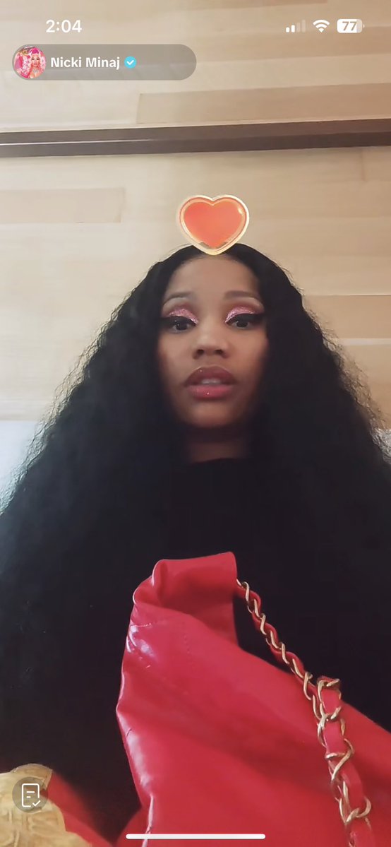 moneesasha's tweet photo. Nicki Minaj reveals on TikTok live that Pink Friday 2 will only have a few features. https://t.co/UXtzAb85AK