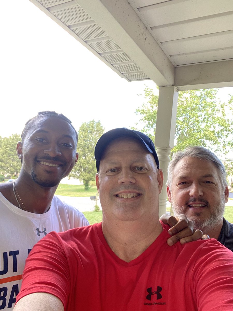 kraftsmanship's tweet photo. Sunday morning visit with one of the best, Coach Tom Wernoch. Keep the faith, my man. #CuckFancer https://t.co/a5dfY4zUrj