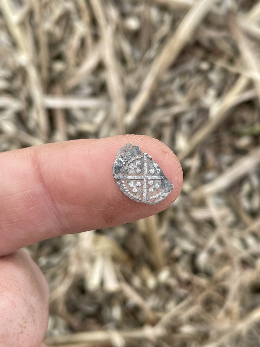 AshUnearthed's tweet photo. Itโs been a while but a few hours out with Luke today turned up some goodies. A couple of hammered coins (albeit not the best) and some mystery silver partefact.
#metaldetecting #metaldetectingfindsuk #dirtfishing #metaldetecting #xpdeus #hammeredcoins #grosmont https://t.co/Ti3XusejAK