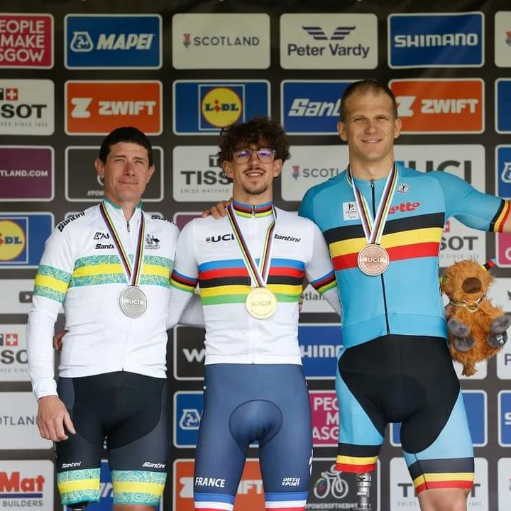 That's a wrap! Het WK 🏴󠁧󠁢󠁳󠁣󠁴󠁿 zit erop! 2x 🥉 (tijdrit en wegrit) is de eindbalans🙌. Een hele grote stap richting #paris2024💪