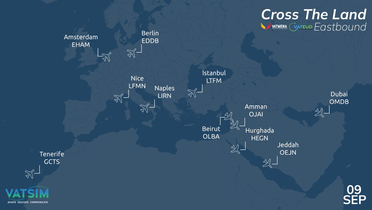 The results are in!! We are excited to announce the winners of our airport voting. Check out the photo below to see who made the cut! We can't wait to see you at our upcoming event.
#VATSIM #CTL23E #flightsim