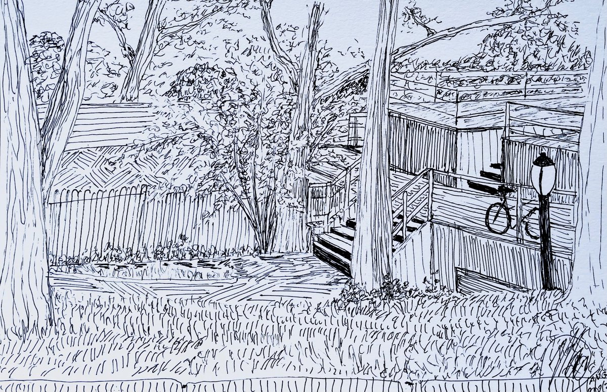 macosullivanart's tweet photo. 2 drawings of Astoria, Summer 2023 https://t.co/NEb5McSWMf