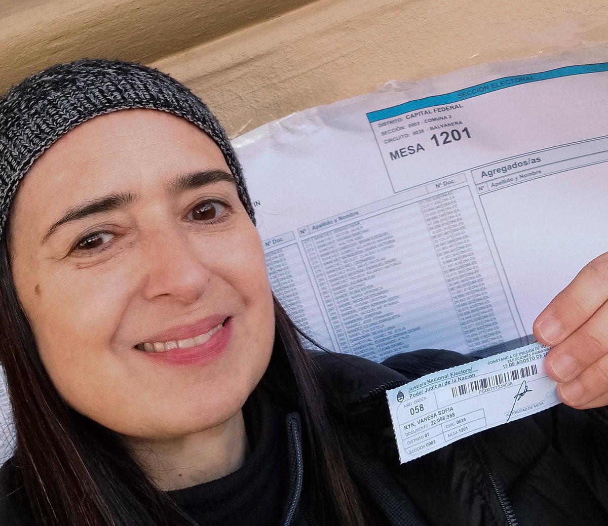 Ya voté! 🇦🇷#40AñosdeDemocracia.