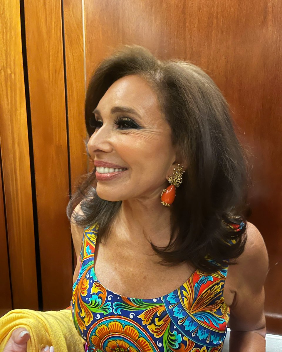 JudgeJeanine's tweet photo. On my way out — work done!!! 💃💃💃 https://t.co/EvXGQKb7GY