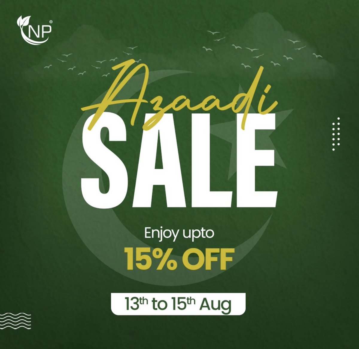 NutraPatch's tweet image. Emerging from the past, embracing the future! Celebrating 75 years of Pakistan's Independence! 🇵🇰✨ 

Enjoy UPTO 15% OFF *Limited Time Offer* 🎉

🔗 In Bio 

#Pakistanniversary #FreedomAndUnity #nutrapatch #patchgamestrong #patchclub