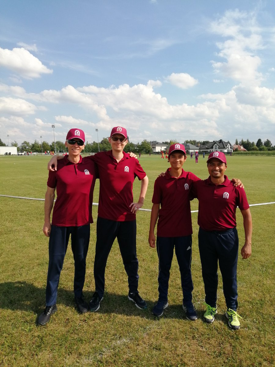 From interesting trivia - this weekend's games we played featured not one but two son-father duos in our squad! Konrad and Stanisław, as well as Jan and Shel represented our team and proved cricket is a game for all ages! #cricket #t20 #villagecricket #CricketTwitter
