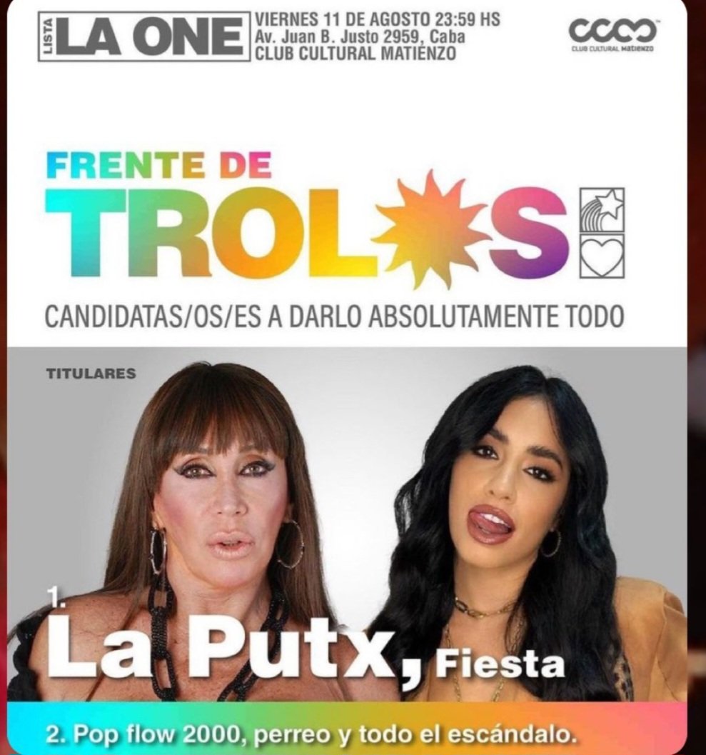 IvanEspos's tweet photo. Te la re milito eh🌈💘✨️✌🏼 
@lalioficial @Moria_Casan https://t.co/afR0mpglkK