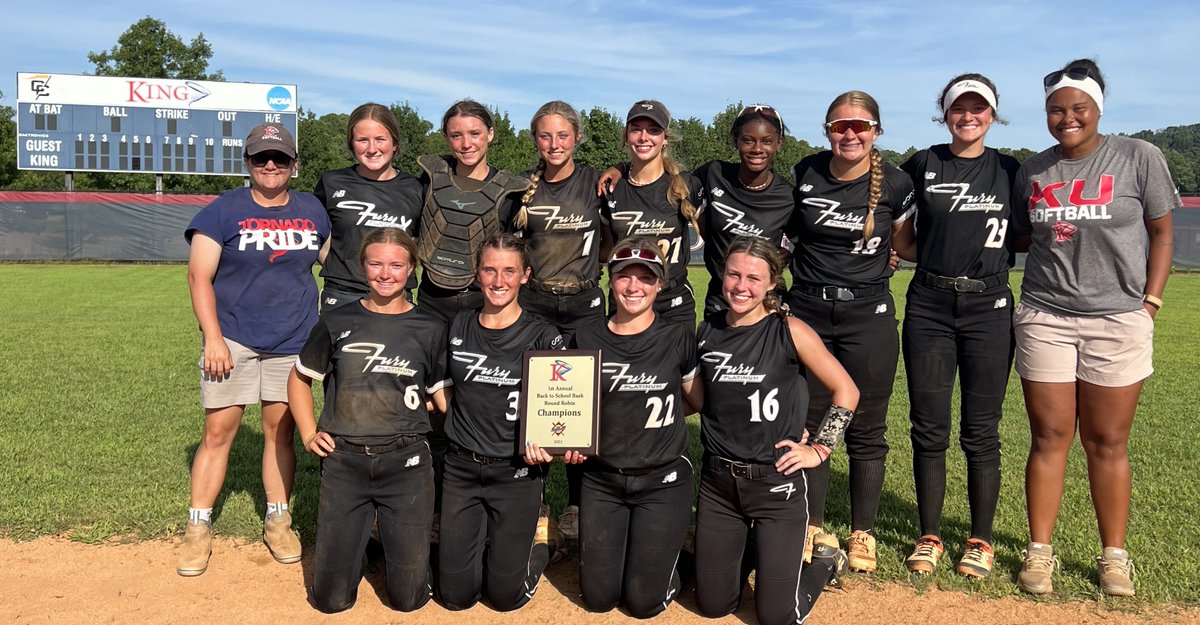 Fury Platinum National Davenport (2025) (@fplatinum2025) on Twitter photo Incredible experience at <a href="/KingU_Softball/">King University Softball</a> this weekend, Friday camp followed by a 2 day tournament! Fortunate to come out as champs but even more fortunate to be around this amazing program full of amazing talented people! <a href="/kyleighmpayne/">Kyleigh Payne</a> <a href="/CoachDParks1/">Danielle Parks</a> <a href="/FuryPlatinum/">FuryPlatinumSoftballClub</a> #hUmanFirst 🌪️ Incredible experience at <a href="/KingU_Softball/">King University Softball</a> this weekend, Friday camp followed by a 2 day tournament! Fortunate to come out as champs but even more fortunate to be around this amazing program full of amazing talented people! <a href="/kyleighmpayne/">Kyleigh Payne</a> <a href="/CoachDParks1/">Danielle Parks</a> <a href="/FuryPlatinum/">FuryPlatinumSoftballClub</a> #hUmanFirst 🌪️