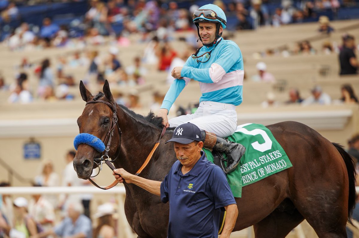 A_Evers's tweet image. Prince of Monaco holds the fastest 6f time @DelMarRacing this season winning the Best Pal Stakes. 1:09.19!! A very cool son of Speightstown   !!