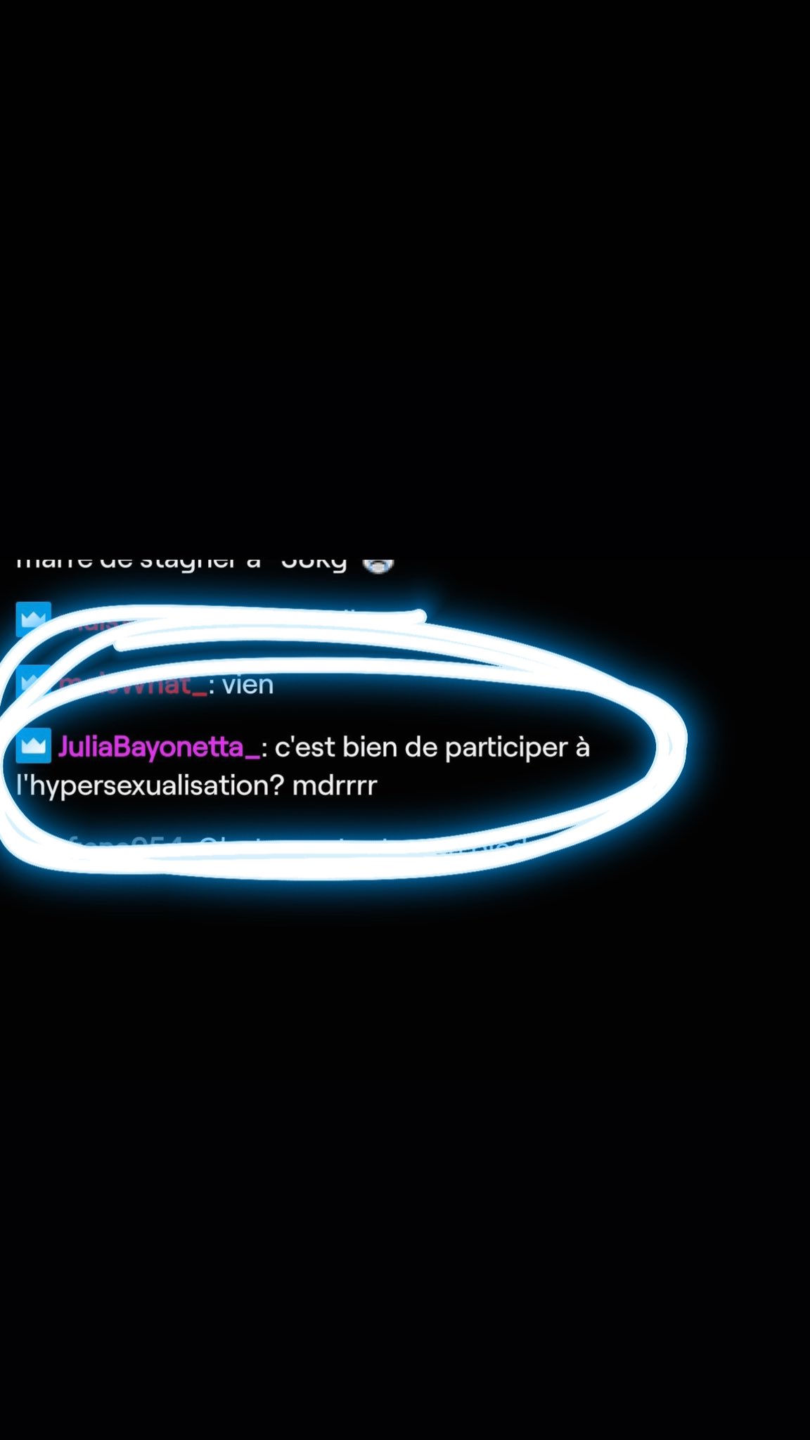 kaizokouni on X: Dailleurs dans le même registre il y a cette streameuse  qui propose des prestations de travailleuse du sexe (contenu pied) et qui  en parallèle harcèle des tds sur leur