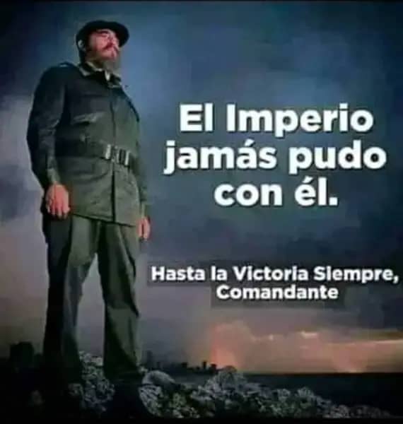Nunca pudo el imperialismo yanqui derrotarte, y le diste patria libre, luz y decoro a tu pueblo que te venera y agradece. Gracias por todo #Fidel #97Cumpleaños #FidelEsFidel #ValoresTeam #LaurelesYOlivos #FidelViveEntreNosotros #PatriaYRevolución #Cuba