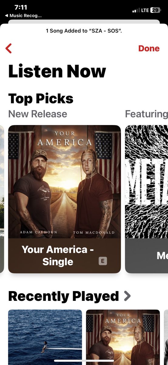 c_holmes1974's tweet image. Look who is on Apple Music’s Top Picks ⁦@🇺🇸🇺🇸🇺🇸IAMTOMMACDONALD⁩  ⁦@adamcalhoun05⁩ ⁦@NovaRockafeller⁩ #HangOverGangForever   #OneAmerica🇺🇸🇺🇸