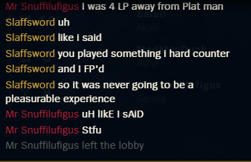 Slaffsword's tweet image. The classic league experience, they went 0/8 in lane btw for a 15 min FF