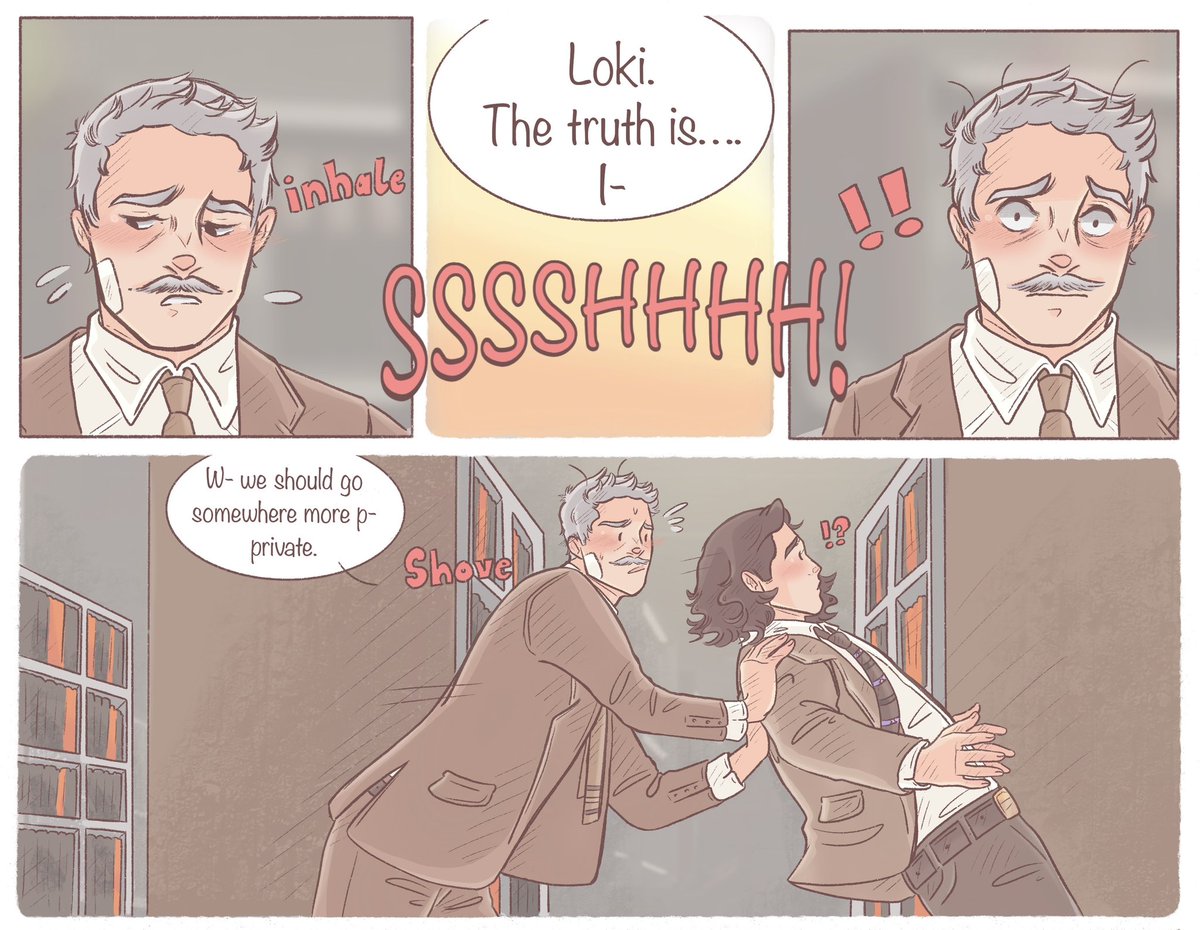 ✨ Boiling point ✨ . Just a heads up for anyone who doesn't know. I have another ongoing lokius comic over on Patreon. It is currently on pt.23 💕 It's nsfw so it's Patreon only 💕 But here is a little peek 💕 . . #lokius #loki #mobius #lokiseries #mcu