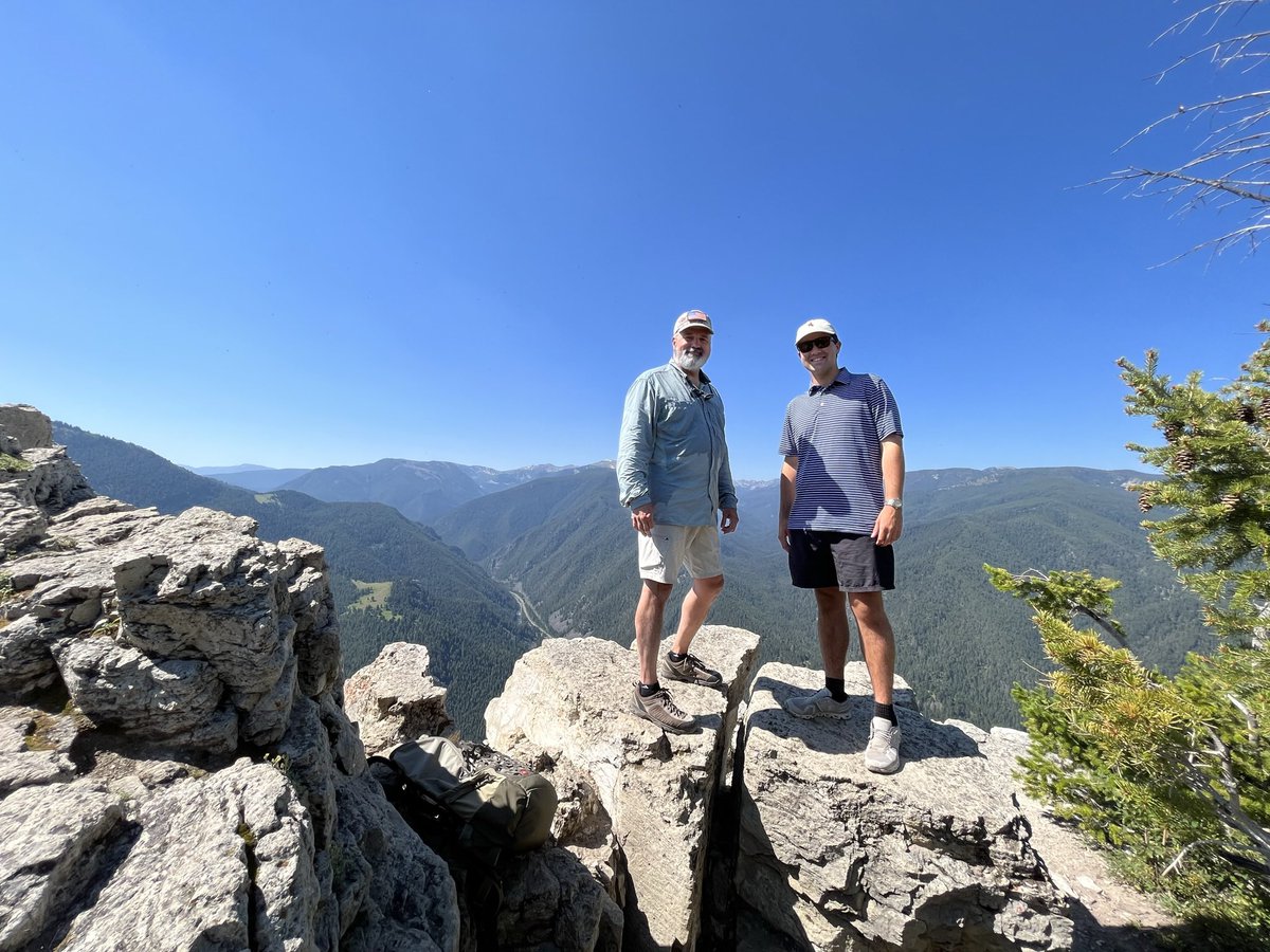 brenthitson's tweet photo. Hiking to the top of #StormCastle with Harrison … https://t.co/rkuQs28xh8