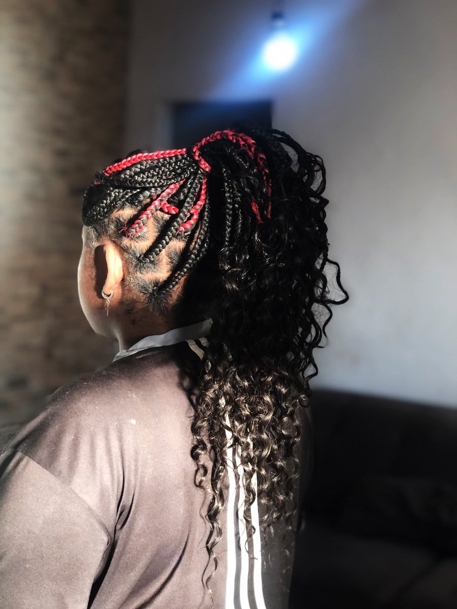 Kethlyn_hair's tweet image. Isso aqui tá muito gringo🔥 #boxbraid 
#hairstyle #trança