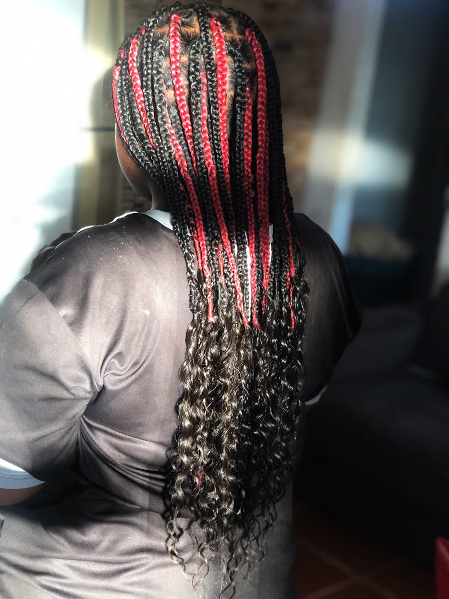 Kethlyn_hair's tweet image. Isso aqui tá muito gringo🔥 #boxbraid 
#hairstyle #trança