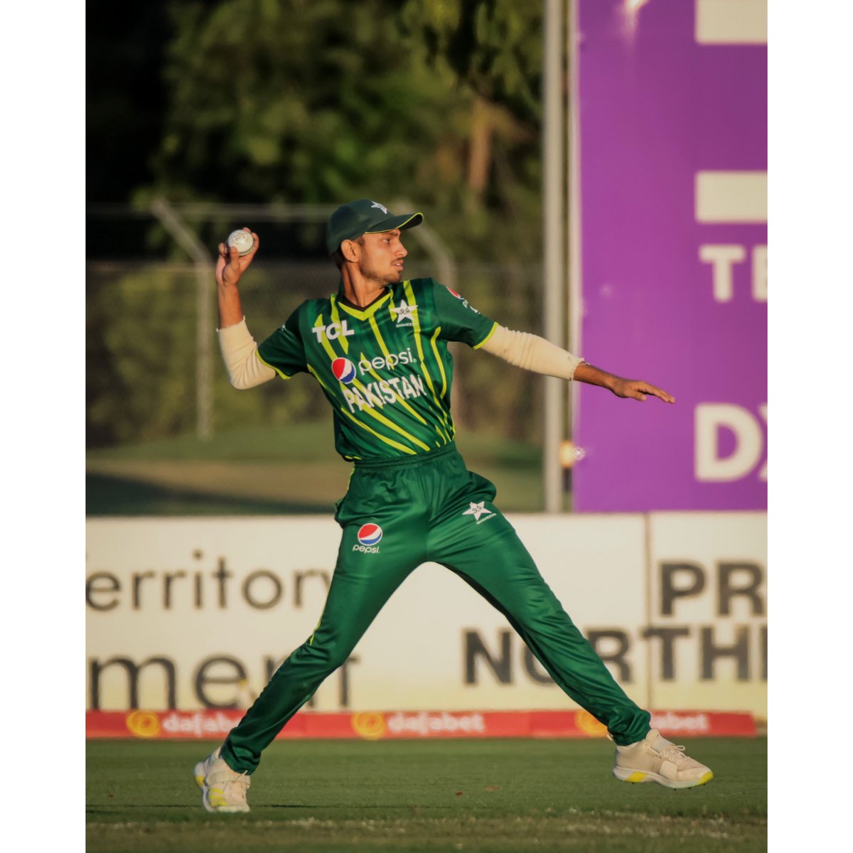 Aaliyan09's tweet photo. This tour with the Pakistan Shaheens was a memorable experience, filled with valuable lessons and moments that will be cherish for a long time. 

The colors of Pakistan Cricket left a lasting impression on me, and I'm grateful for the learning opportunities it provided. 🇵🇰🦅 https://t.co/izaX1Vn2ve