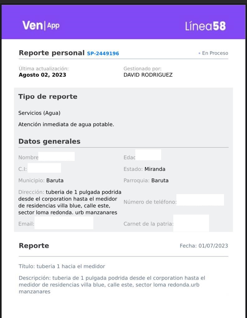ManzanaresAso's tweet photo. @hidrocapital urge reparar la tubería que va desde el corporation hasta el medidor de Residencias Villa Blue. 
#ManzanaresSinAgua
#ManzanaresEnEmergenciaSanitaria
#AguaPorTuberiaYa https://t.co/M2fYEyiQXf