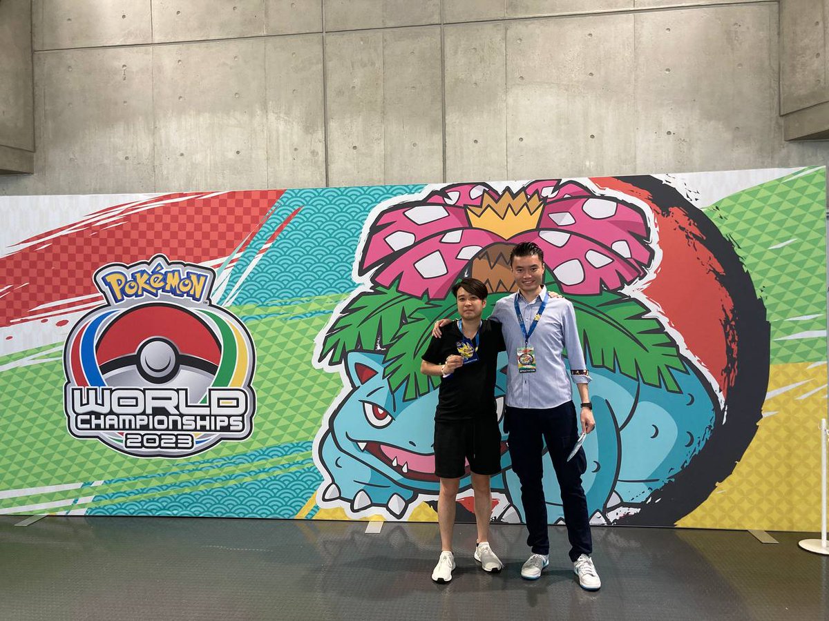 Although I am disappointed at my performance at worlds. I get to meet alot of new people and catch up with old friends. 

The atmosphere is undescribable in words. Overall this journey to Japan is amazing. I would really like to thank all the people who supported me.
#PlayPokemon
