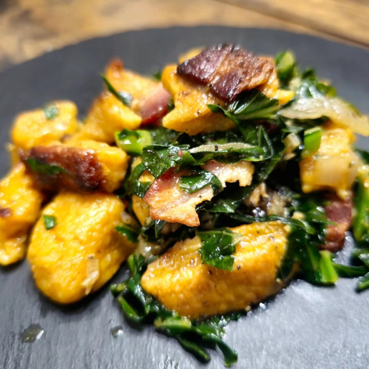 amcatering2015's tweet photo. The lab...
It's Sunday. That means Sunday dinner. We all enjoy classic southern dinners.
Candied Sweet Potato Gnocchi with Brasied Collards
https://t.co/XNGMxOm6mv
#ChefAnthony #inthelab #AMCatering #mytimeiscoming #NoStyleJustGoodFood #GodDid #makeyourlastlikeyourfirst https://t.co/hCPmdvsFXR