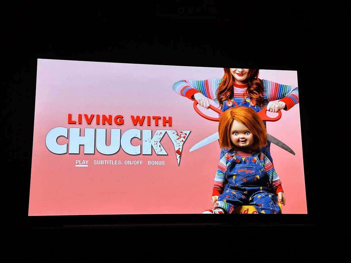 Tonight’s watch! #LivingWithChucky #Horror