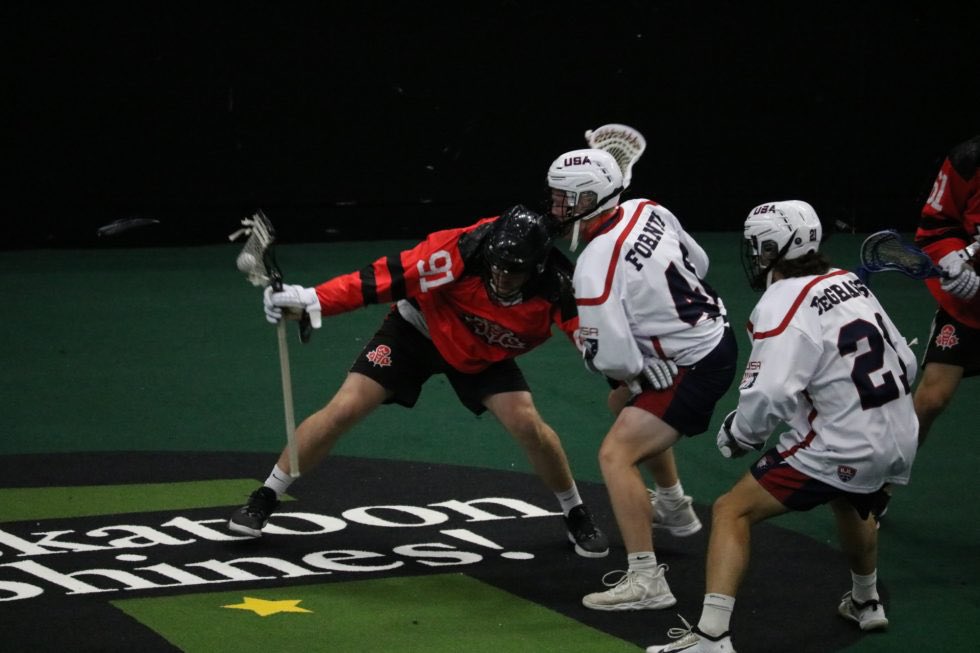 Congrats to <a href="/BenetAthletics/">Benet Athletics</a> Alum <a href="/carson_forney40/">Carson Forney</a> on heading back to <a href="/StonyBrookMLAX/">Stony Brook Men's Lacrosse</a> with a World Championship playing with USA Indoor Lacrosse and winning the USA’s first ever Gold Medal at the @2023WJLC IIJL World Junior Lacrosse Championships