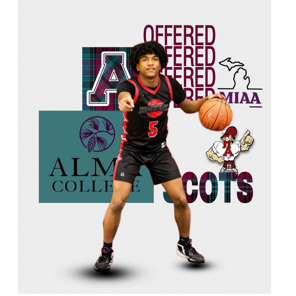 KBentley_5's tweet photo. After a great camp, I am grateful to receive an offer from Alma College!  Thanks to @MikeFitz_03 and @Coach_Staley for the opportunity!  Go Scots!!! @RealRiverRouge @HopsonEliteBB @PrepHoopsMI @PrepHoops @TheDZoneBBall @HankampScott @MittenRecruit #outworkeveryone5️⃣ https://t.co/MWa4fDeg3N