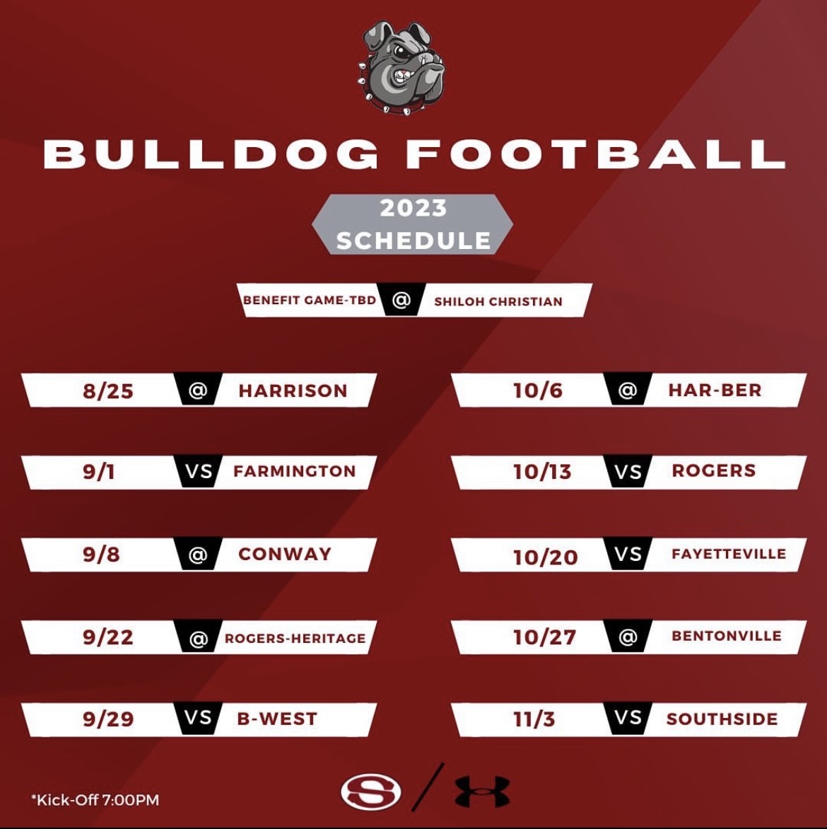 RedDogFootball's tweet photo. Football season is just around the corner! Come watch the Red Dogs as we take on Shiloh Christian for our benefit game this Friday @ 7:00 P.M. ! #RDT https://t.co/WuU6UQ65WJ