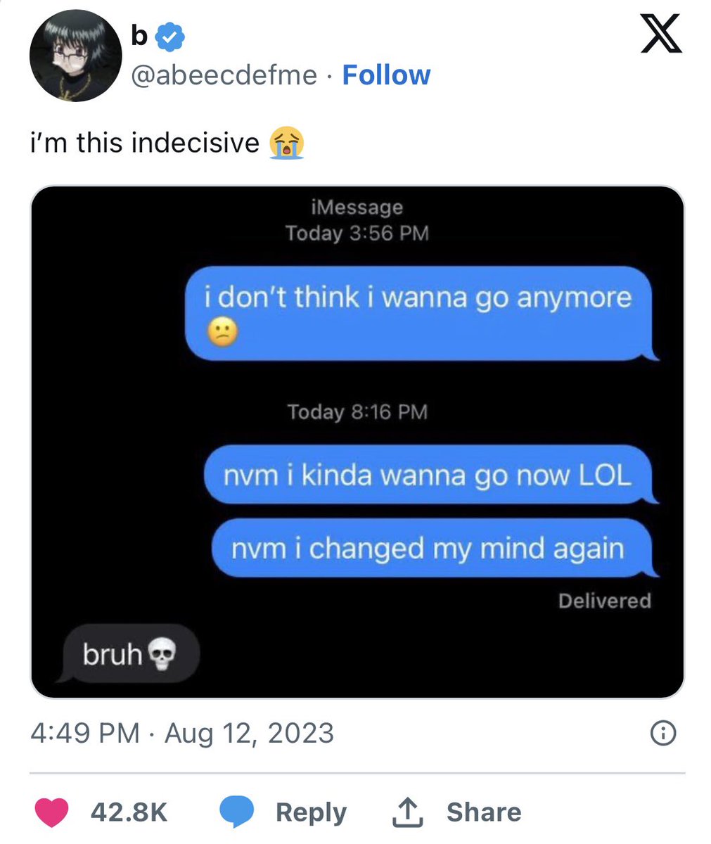 SabBiggs13's tweet photo. This is so me 😅 https://t.co/EjI69NZ0p6